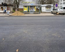 Ulica Bezpieczna w przedostatni dzień remontu